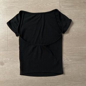 Urban Outfitters Elegant Black Crop Top
